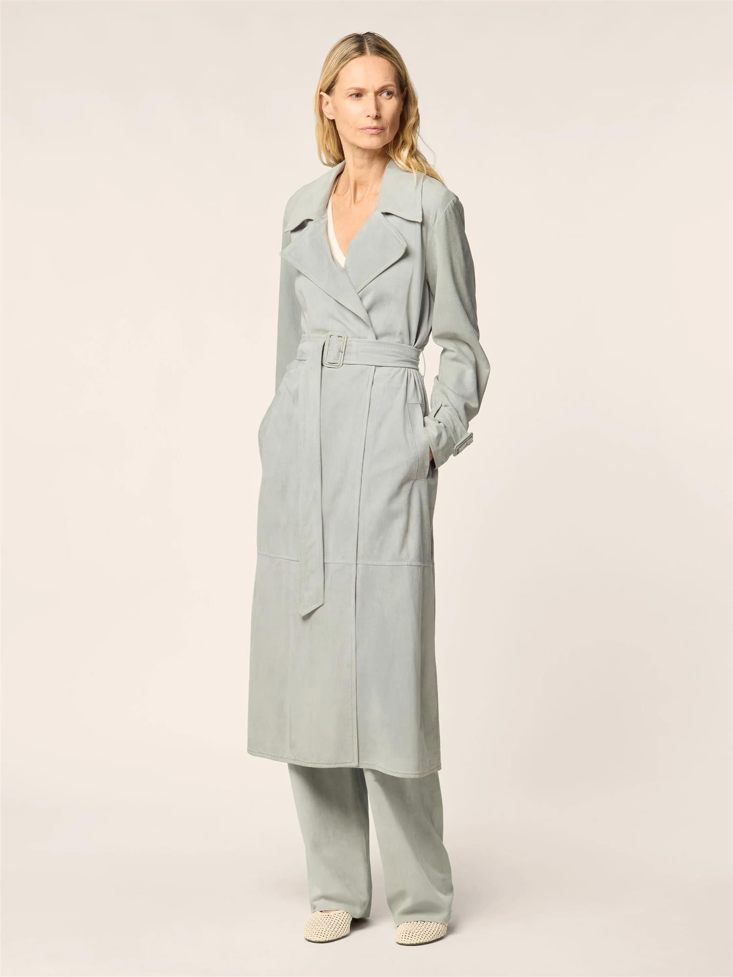 Trench Coat i skinn