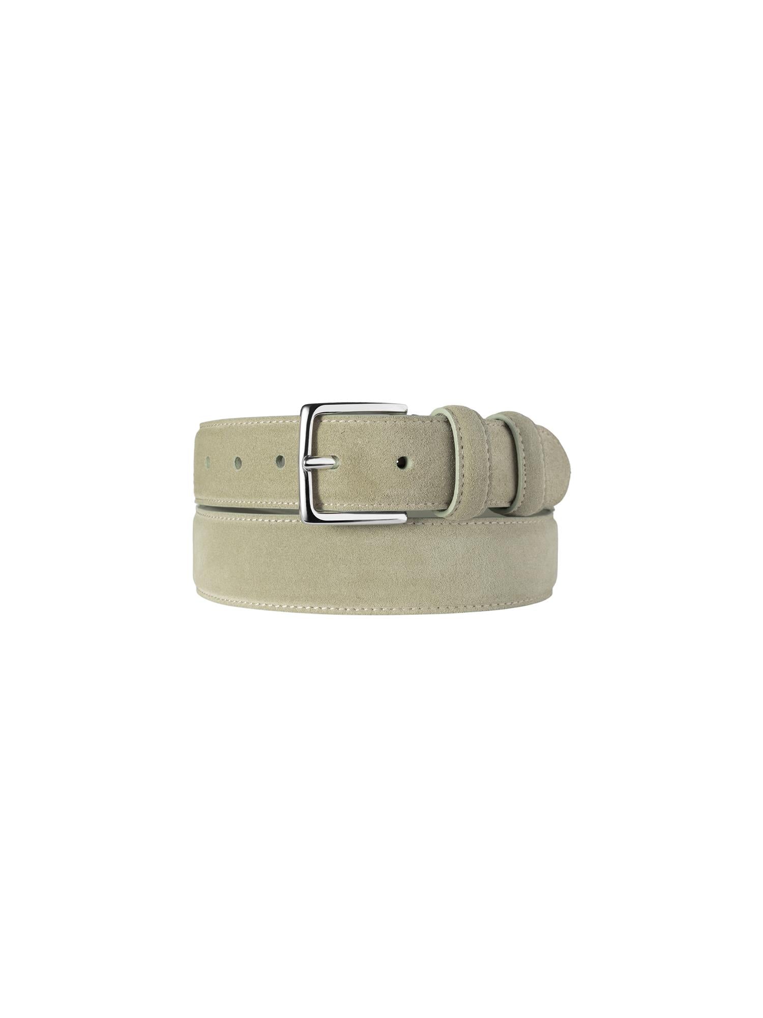 Belte i semsket skinn