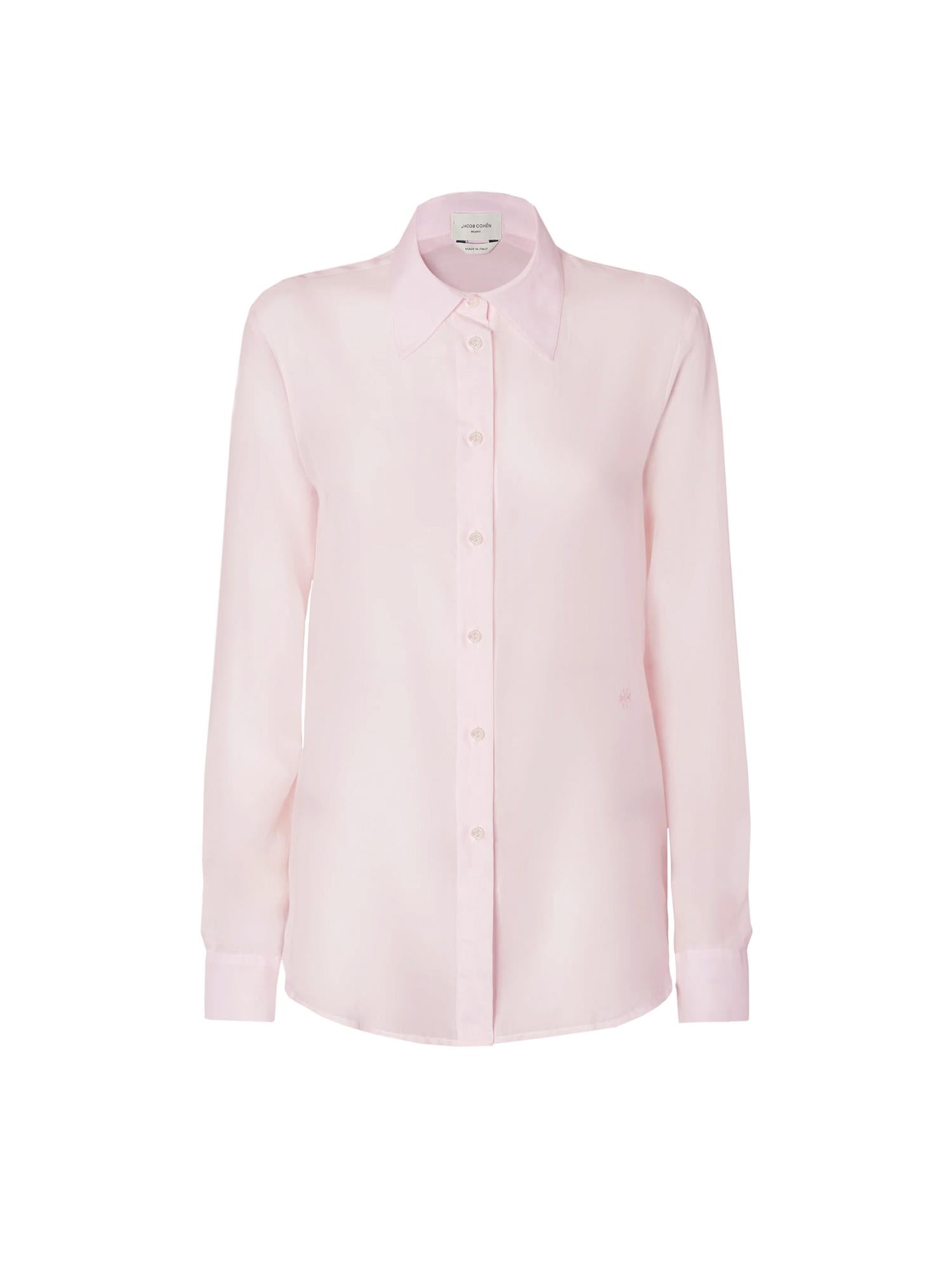 Bluse i silkemiks