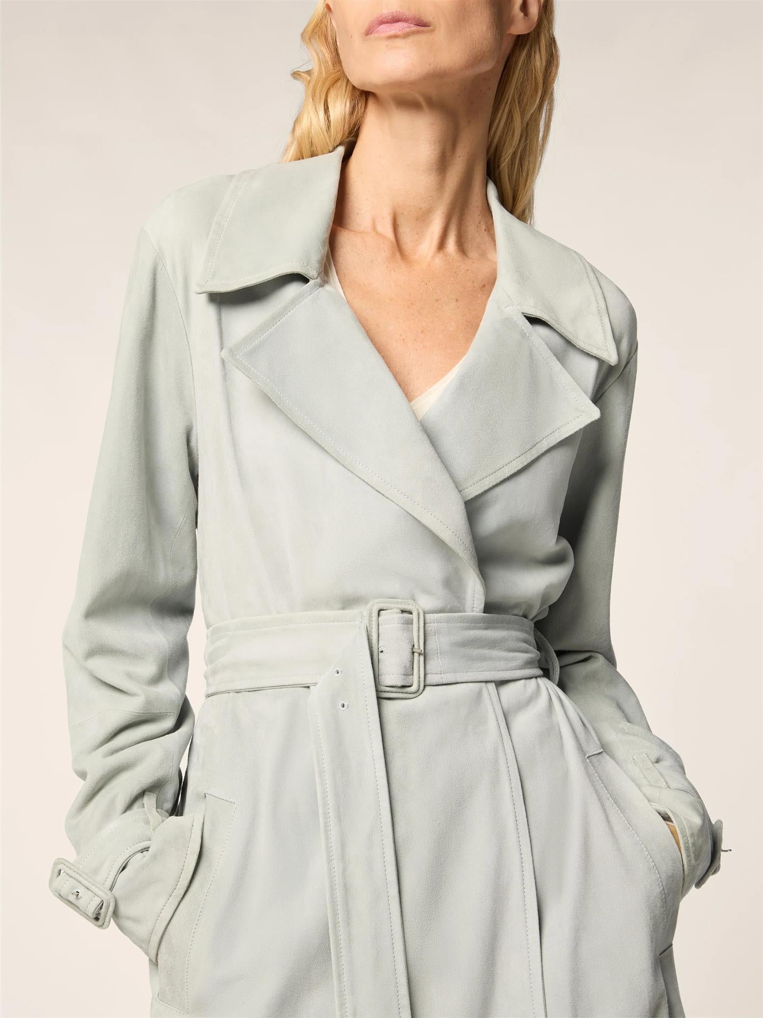 Trench Coat i skinn