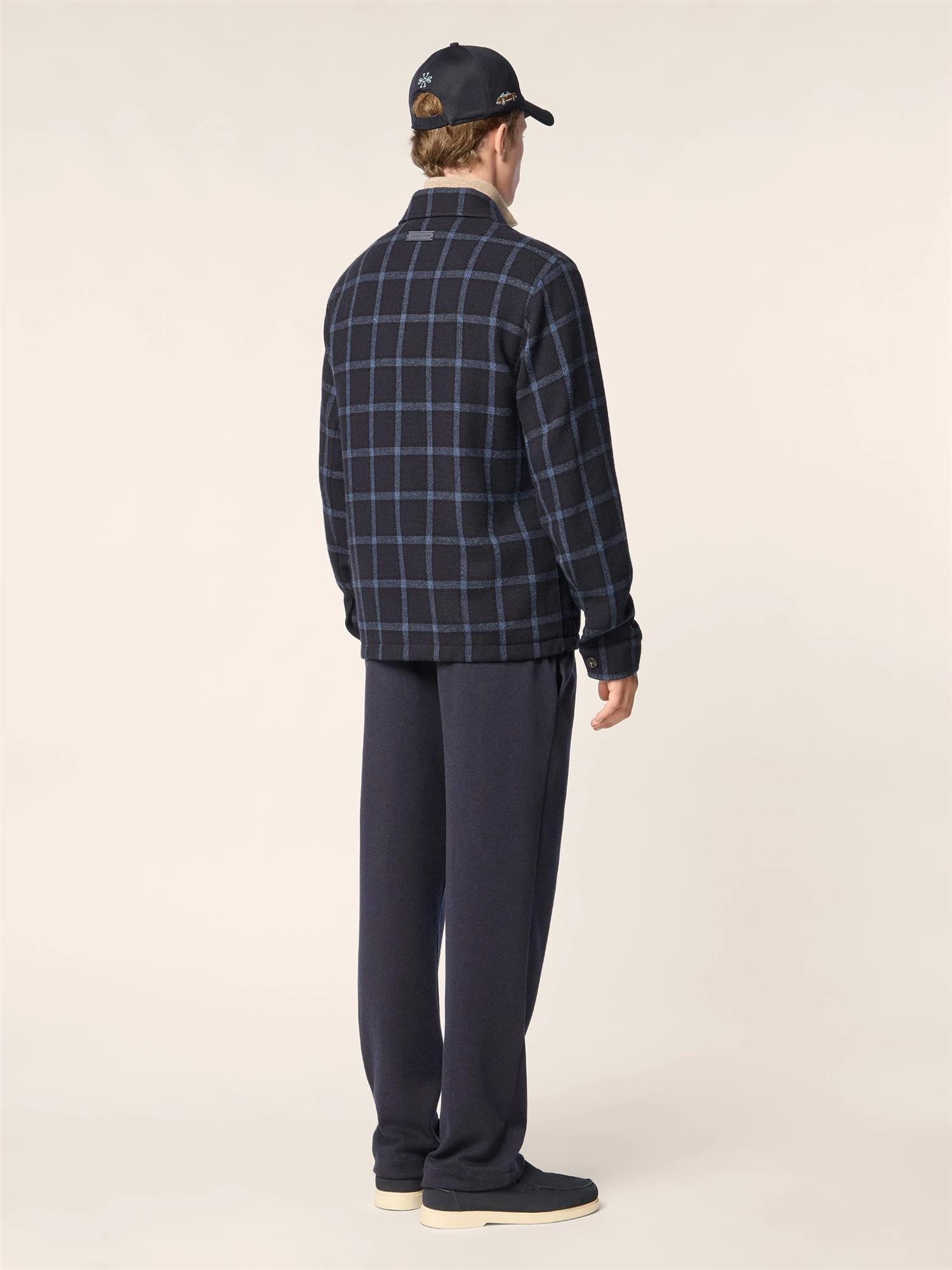 Overshirt i cashmere