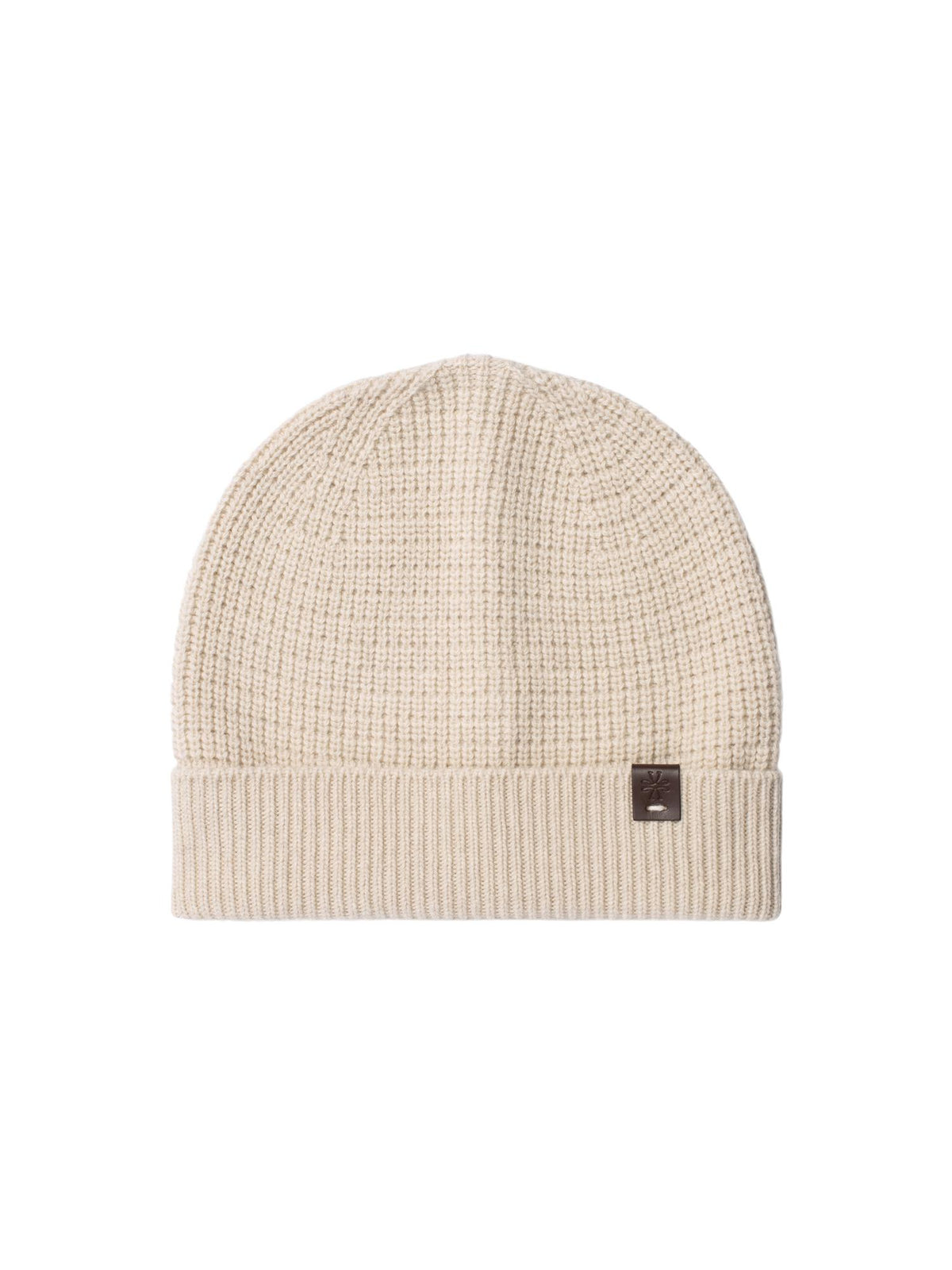 Beanie i ull og cashmere