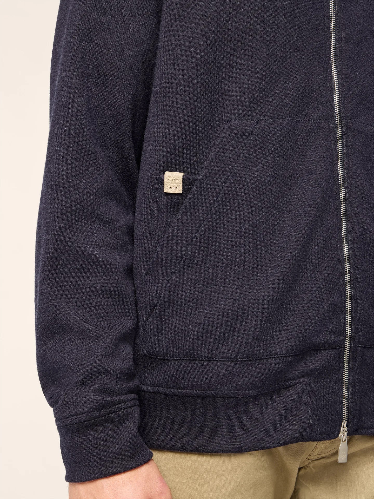 Hettegenser med zip