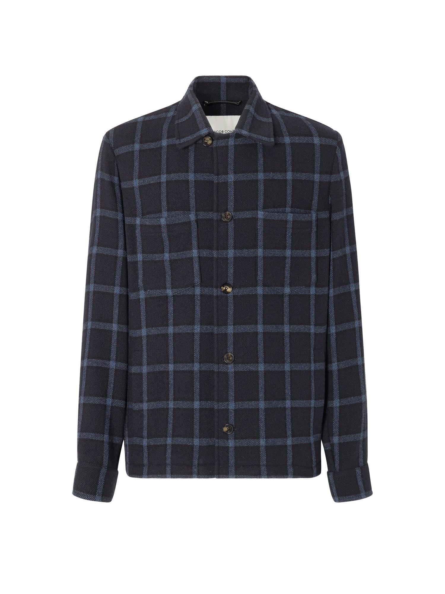 Overshirt i cashmere